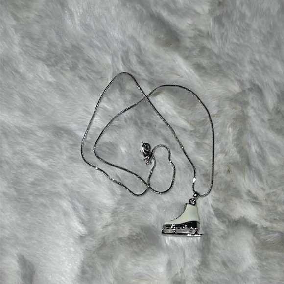 Figure Skate Charm Necklace - Picture 8 of 9